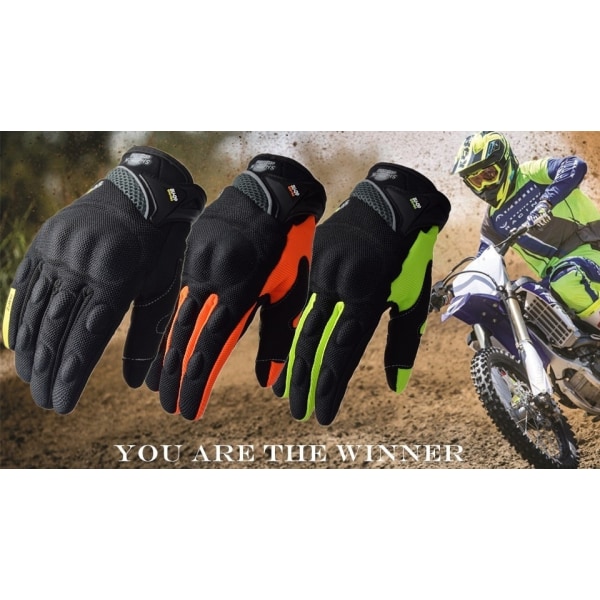 Motorcykelhandskar Herr Racing Gant Motorcykelhandskar Green XL