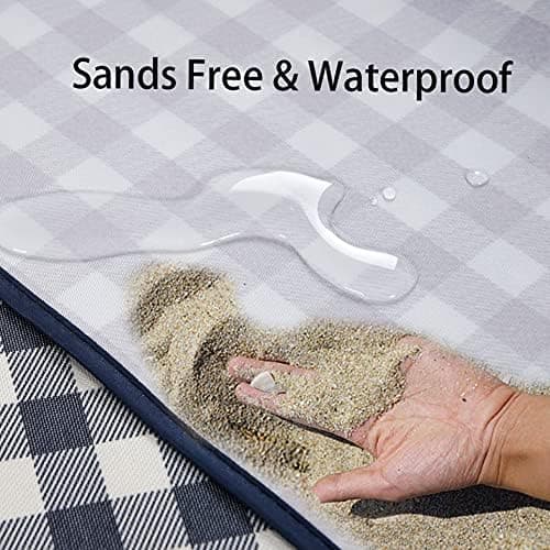 Bärbar resefilt strandfilt superstor picknickmatta