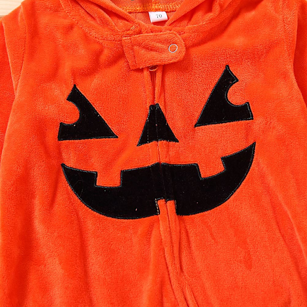 Halloween Pumpkin Baby Kids One Piece Pyjamas 80CM
