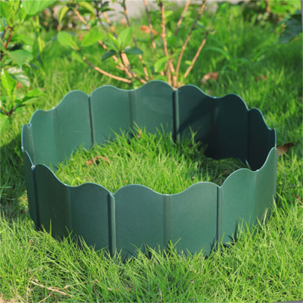 20 stk Udendørs Have Plæne Hegn Plast Anti-korrosion green 20pcs