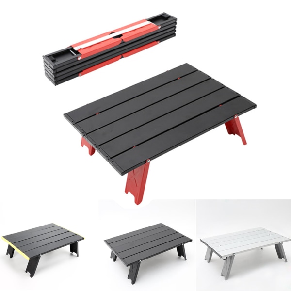 Aluminiumsbord Udendørs Picnic Bord Møbler Sammenfoldelig silver 41.2*29*13cm