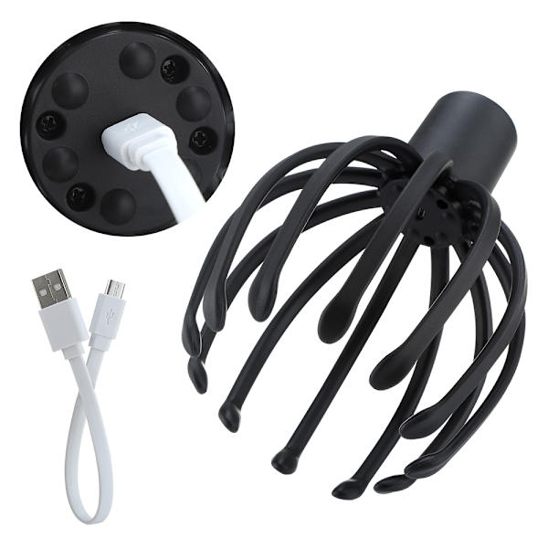 Elektrisk Octopus Claw Scalp Massager 1pc