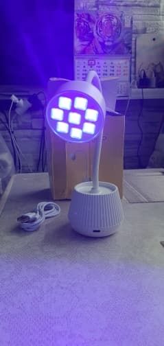 Mini Nail Art LED Lamptork UV Nagellampa white Charge