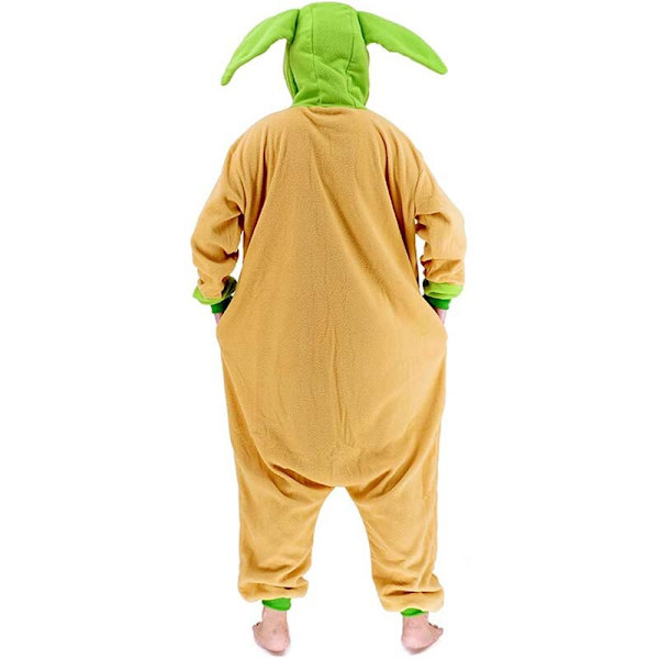 Pyjamas Dyr Kvinder Onesies Voksne Fleece Cartoon Pijamas Yoda extra large
