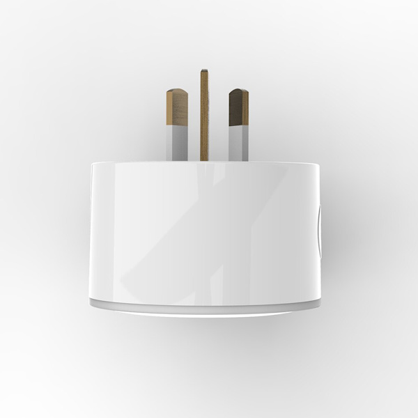 Smart Plug Fjärrkontroll Timer Outlet Power Smart LED-lampa white 50*53mm