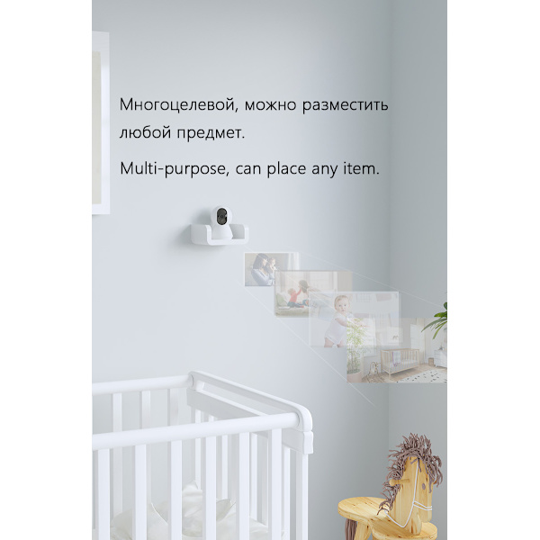 Kylpyhuoneen valkoiset säilytystelineet Seinään kiinnitettävä teline white medium