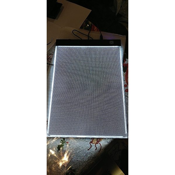 A4 LED Drawing Tablet Digital Graphics Pad USB white 33x23.5x0.35cm