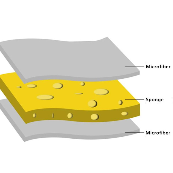 Multifunktion superabsorberende opvaskemåtteisolering leaf 41*49cm
