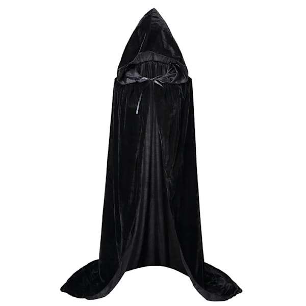 Film Heksekappe Hætte Mary Sarah Winifred Sanderson Søster Cosplay Kostume Halloween Black L(170cm Height)