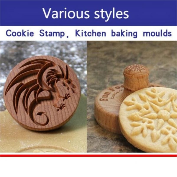 Cookie Prägling Stämpel Form snidad trä Cookie press Stamp Partridge