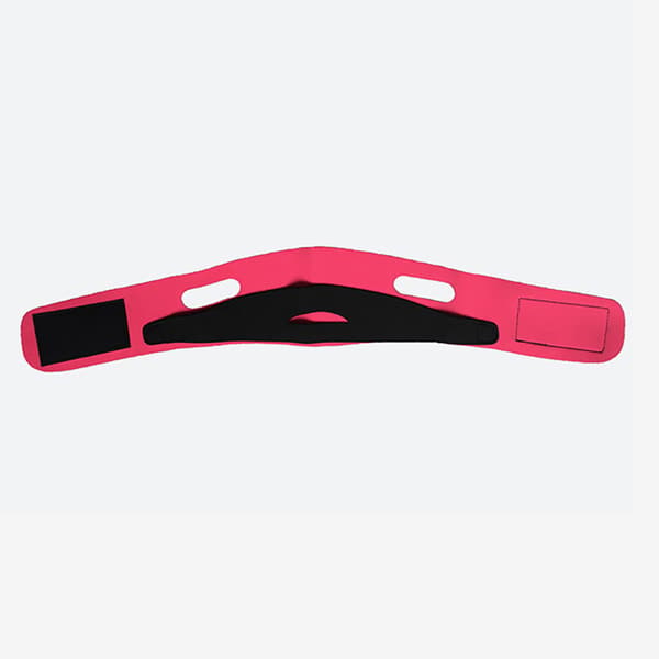 Elastisk ansigtsslankende bandage V Line Face Shaper black+pink 60*12cm