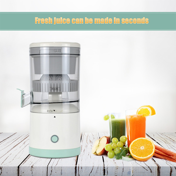 45 W:n kannettava USB ladattava monitoiminen kotitalousmehupuristin light green 500ml