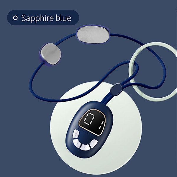 Mini Micro Current Neck Massager Halsband blue