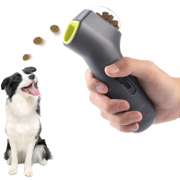 Pet Snack Katapult Launcher Utomhus Beach Toy Hund Cat Treat Launcher Snack Matare Grey