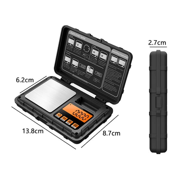 Mini bärbar digital elektronisk våg 1pc