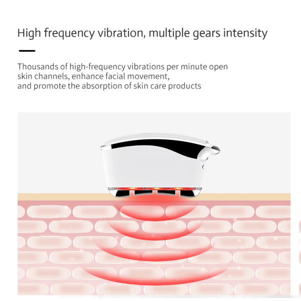 Micro Current Facial Beauty Lifting Kaavin hierontalaite white 110*60*22mm