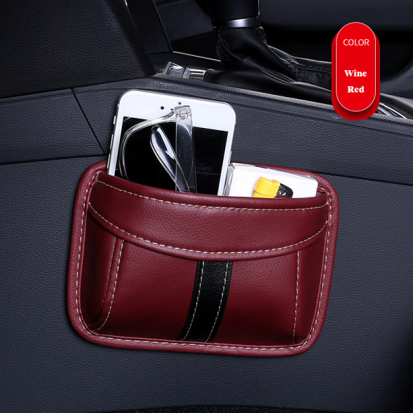 Auto ta emot ett case multi-funktion klistra typ wine red