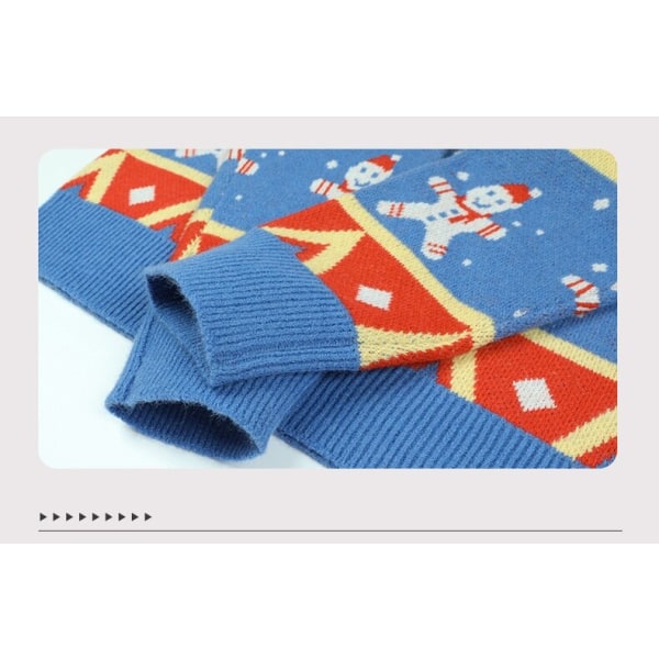 Joulun Lumihiutale Sweater Syksyn ja Talven neule Naisten red small