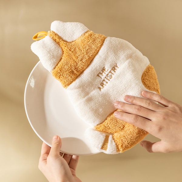 Superabsorberende mikrofiber køkkenhåndklæde til børn khaki duck