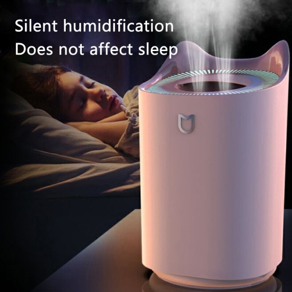 Hemluftfuktare Aroma Diffuser med färg LED-ljus white