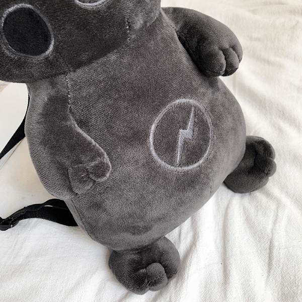 Monsters Lightning Dark Pikaghning Plys legetøj black 42*29*9cm