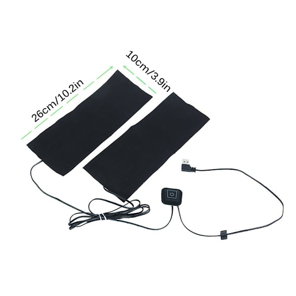USB byxor knäskydd black 26*10cm