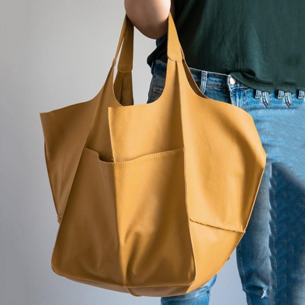 Casual Totes Taske Dame højkvalitets læderpung brown 70cm X 28cm X 40cm