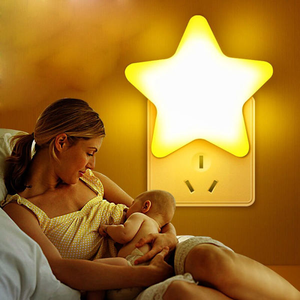 Star nattljus fjärrkontroll induktion yellow