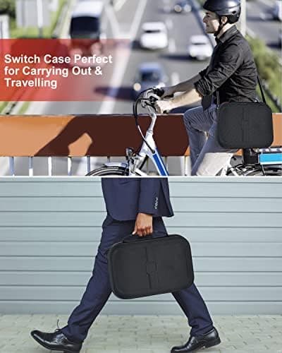 Case NS Switch Console Switch Dock HDMI Cable Pro -ohjaimelle ja muille lisävarusteille 18 pelikasetilla black