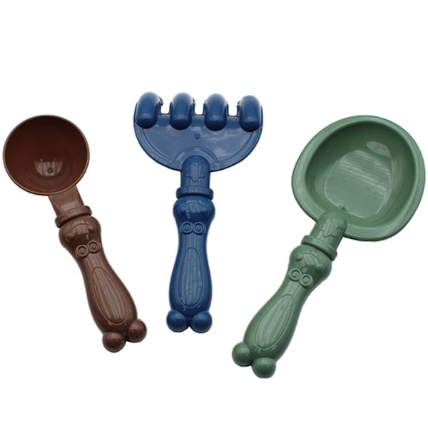 Sommarstrandleksaker för barn Set Strandspelleksak brown random