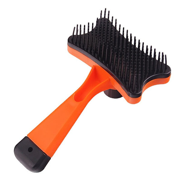 Pet Dog Supplies Automatisk hårfjerning Fading Combs rose red 12.5*7.5cm