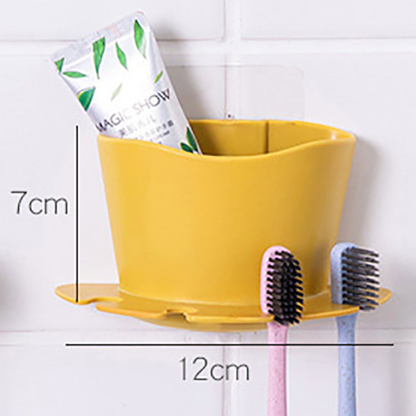Tilbehør til opbevaring af badeværelse yellow 12* 7CM