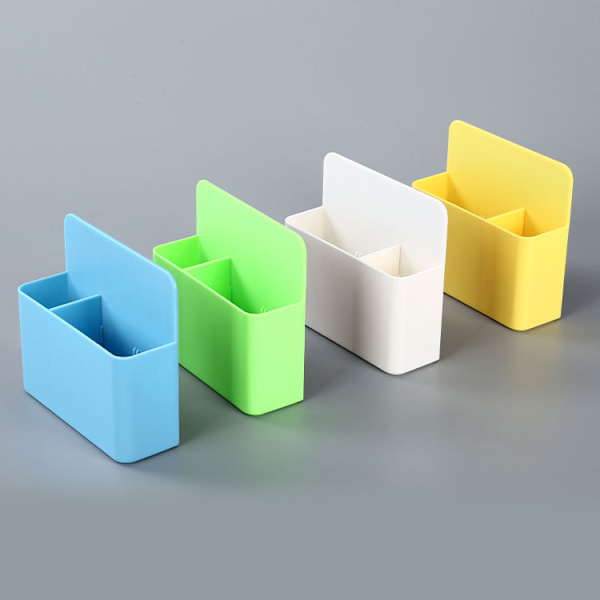 Magnetisk kylskåp multifunktionell förvaringsbox white
