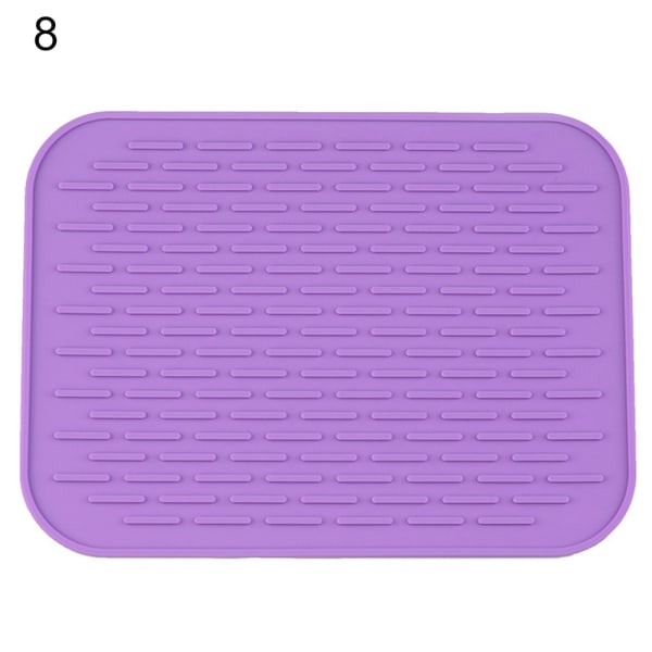 Värmeisolerande silikon matta köksredskap purple