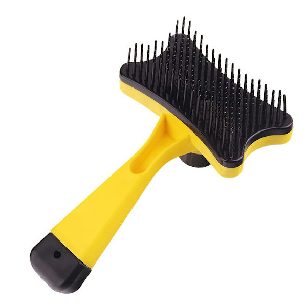 Pet Dog Supplies Automatisk hårfjerning Fading Combs rose red 12.5*7.5cm