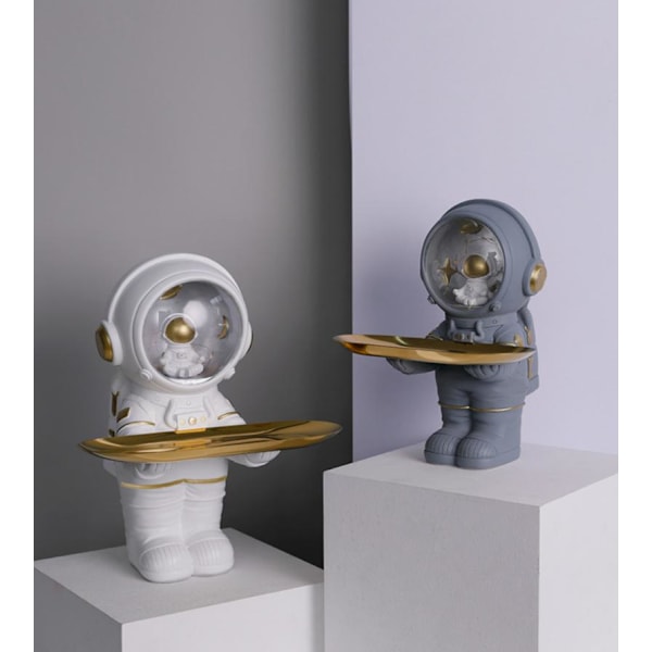 Astronaut Förvaringsbricka delar Heminredning grey M