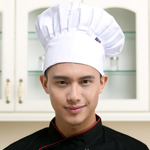 Säädettävä Cook Ravintolat Catering Elastinen cap red