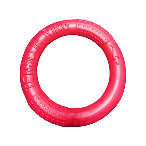 Husdjursflygande skivor Träningsring avdragare Slip Bite Flytande leksaker orange 18cm(diameter)