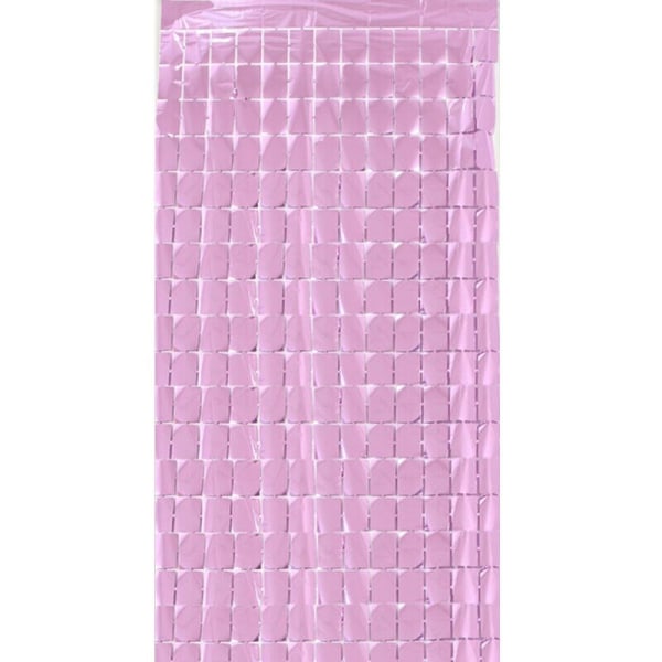 2m Firkantet Shimmer Pailletter Væg Baggrund Gardin Pailletter Væg Baggrund Bryllup Fødselsdag Fest Tilbehør Dekoration rose gold