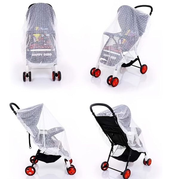 Cover myggnät för baby Andas mesh dragsko Myggnät för baby Embroidered Net