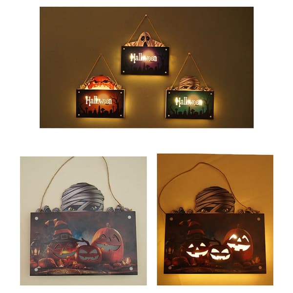 Halloween Pumpa Light för Party Heminredning Tillbehör 01A