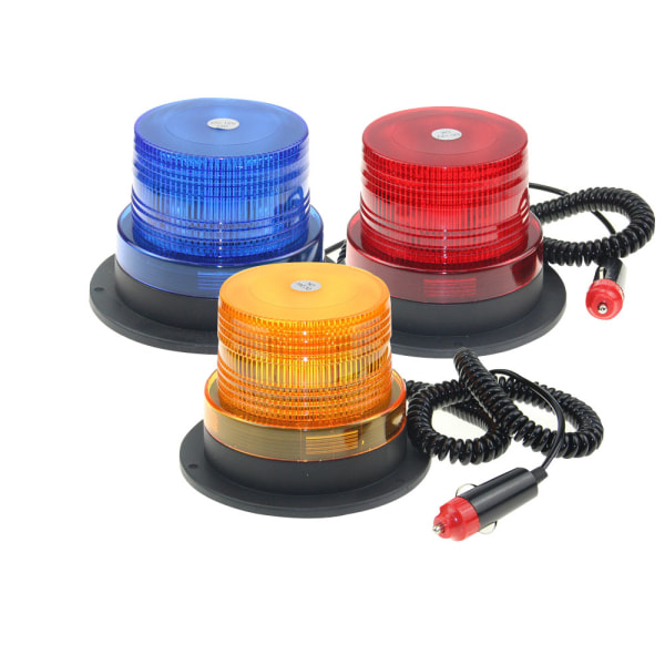 12V/24V Magnetisk bil LED Strobe varningsljus amber