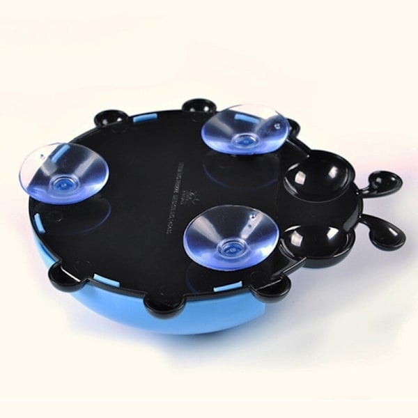 Tandbørsteholder opbevaringsstativ Børnebadeværelsestilbehør blue 14.5*13.8cm
