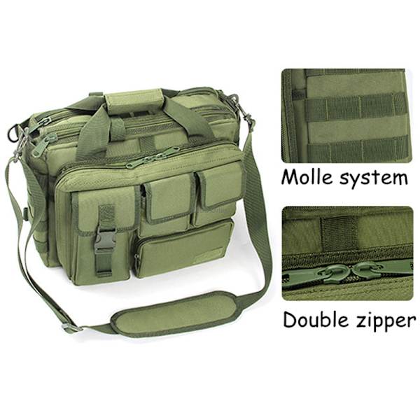 Militär taktisk handväska för bärbar dator CP 35*30*15cm