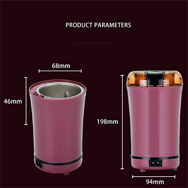 Electric Coffee Mill Pulverizer kotitalouksien yrttikuivamylly white 50ml