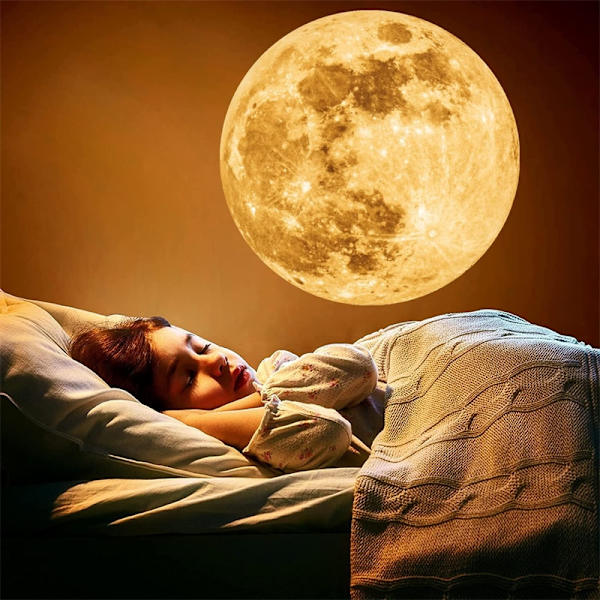 Stjerneprojektor LED Jord/månelampe Galaxy Light Projektor moon 4.5*2.8*2.5cm