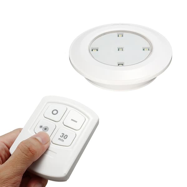 Fjernbetjening Skab Lampe LED Lys 6Pcs Light with 1Pc Controller