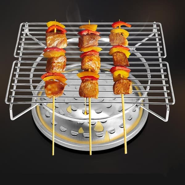 Rostfria hopfällbara utomhusgrillar 1pc