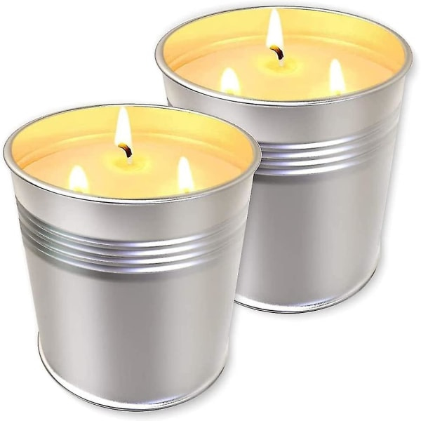 Ctmw Citronella-ljus utomhus inomhus, stora utomhusljus som är kompatibla med Pa