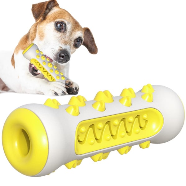 Tillbehör för husdjur för hundtandborste yellow
